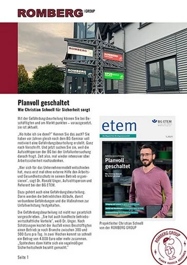 Sicherheit im Betrieb