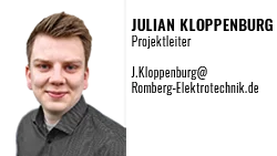 Projektleiter Romberg Elektrotechnik